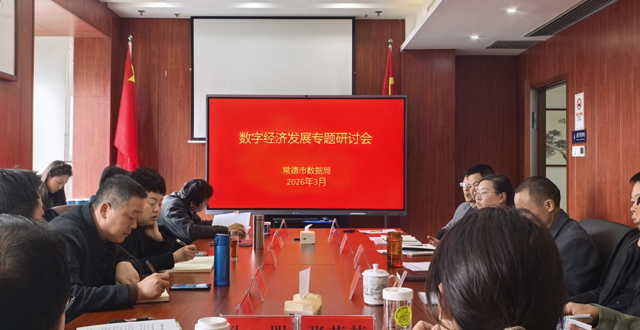 常德市数据局召开数字经济专题研讨会 以思想“聚力”引领发展突围