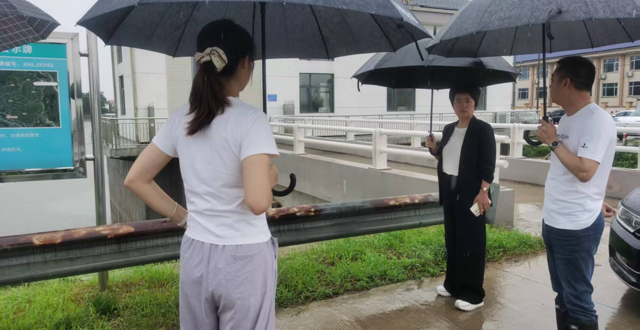 市数据局检查督导西湖防汛工作